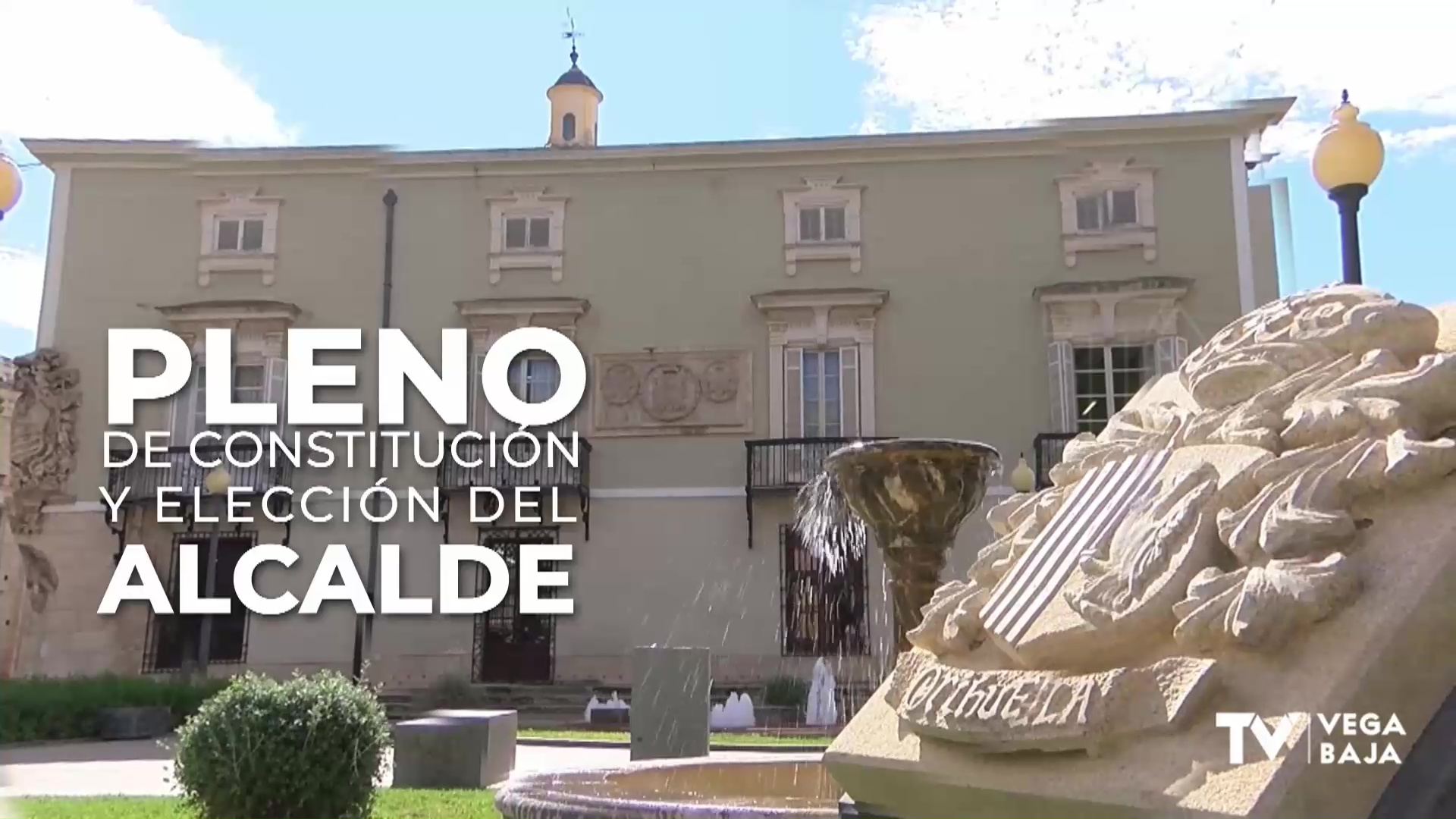 Pleno Constitución Ayuntamiento Orihuela